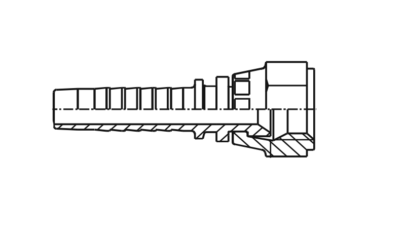 SAE female swivel CSF