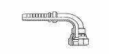 SAE female swivel 90° CSF90