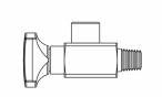 Pressure gauge valve 90° BF-BMT BMT-BFF