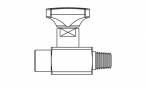 Pressure gauge valve 180° BMT-BF Pressure gauge valve 180° BMT-BF BMT-BFF