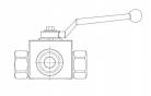 HD Block 3-Way - BSP L-bore