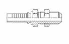 JIC male-bulkhead JIC male-bulkhead CJMBL - AGJ BL