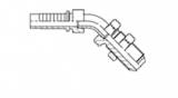 JIC male-bulkhead 45° JIC male-bulkhead 45° CJMBL45S - AGJ BL45