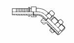 BSP 45° male 60° schot BSP 45° male 60° schot CBMBL45S